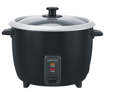Rijstkoker - HomeStar - 1.000 Watt - 2,8 liter - uitneembare binnenpan - warmhoudfunctie