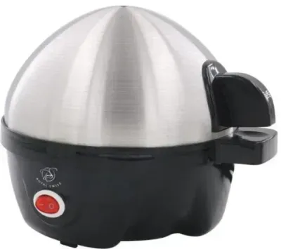Eierkoker Royal Swiss ® - Geschikt voor 7 eieren - Inclusief maatbeker - RVS - 350W