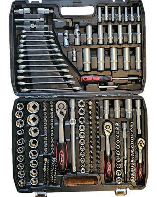 Doppenset F Tools 215-delig Chroom Vanadium Staal