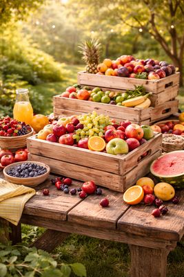 Fruitkisten - decoratie kisten