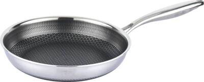 Pan - Cheffinger - hapjespan - honingraat - antiaanbaklaag - Hexagoon - Honeycomb - 20-24-28 en 32 cm