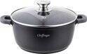 Braadpan - Cheffinger - glazen deksel - 20-24-28-32-36-40 cm