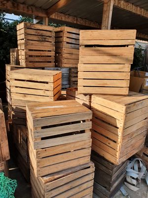Fruitkisten 50×40×30 cm – Houten Decoratie- en Opbergkisten – Gebruikt of Nieuw – Grote Voorraad