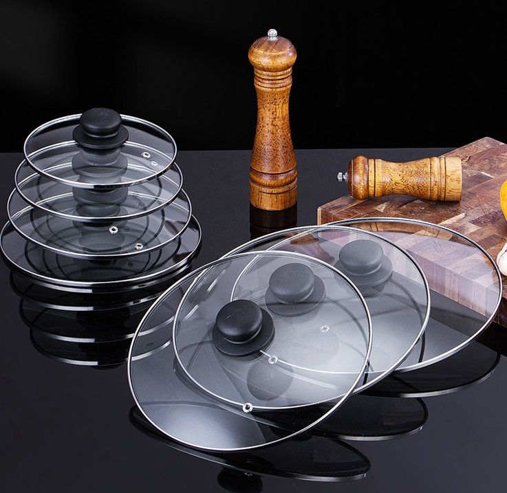 Deksels glas Cheffinger 20 - 24 - 28 - 32 cm