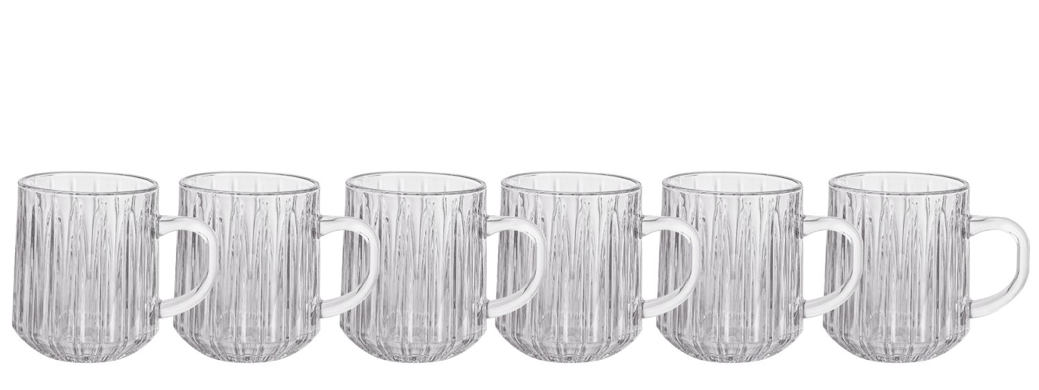Glazenset - Cheffinger - 6-delig - theeglazen - 300ml