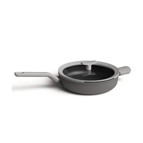 BergHOFF Leo Lite Hapjespan - Sauteerpan Met Deksel Grijs Ø26cm