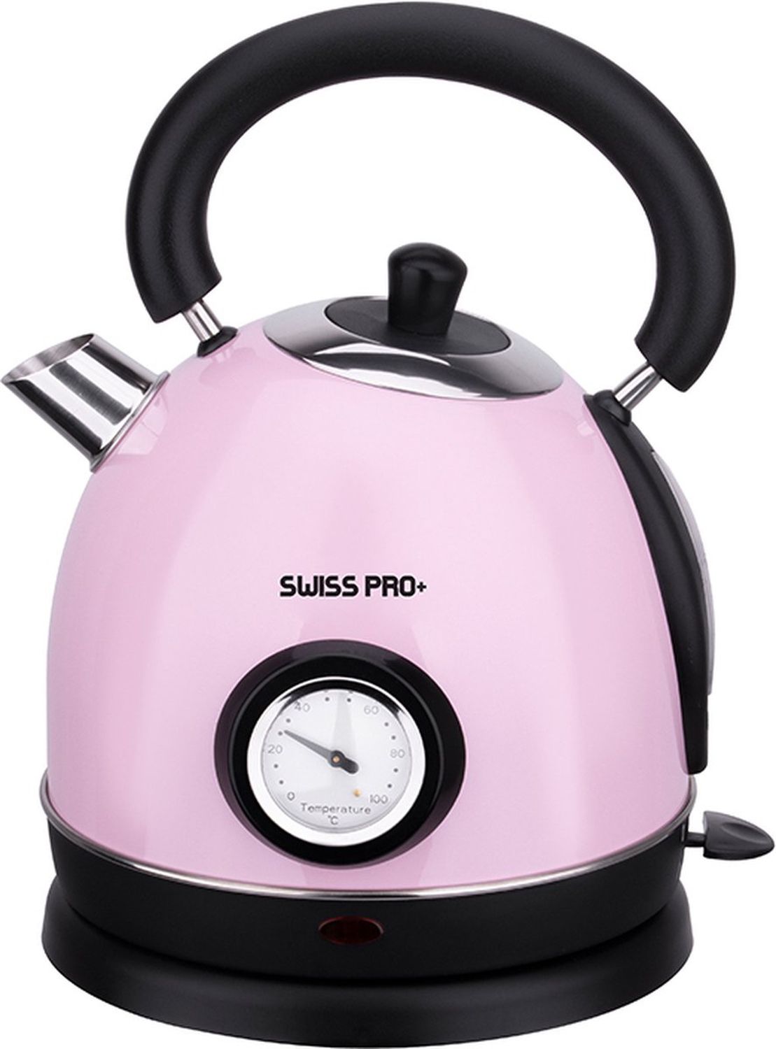 Waterkoker Swiss Pro+ | Retro Line - 1.8 L - 2200W - Elektrisch - Classic Design - 2022 Model - 1.8 liter - Roze