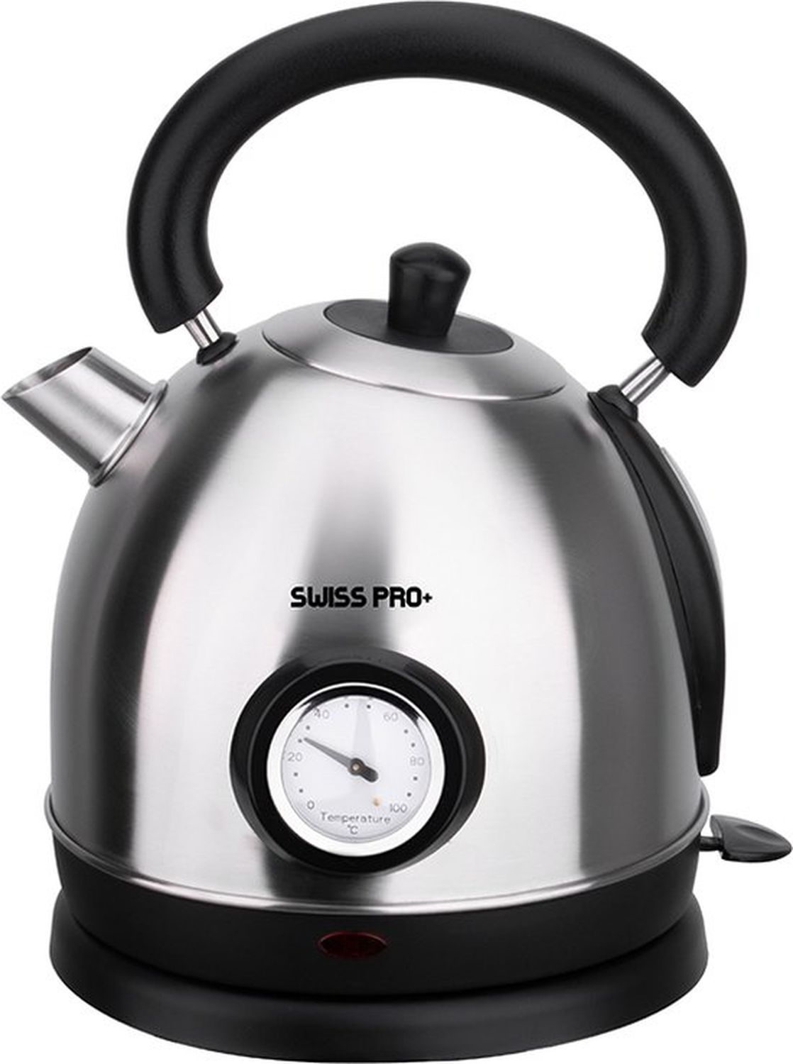 Waterkoker Swiss Pro+ | Retro Line - 1.8 L - 2200W - Elektrisch - Classic Design - 2022 Model - 1.8 liter - Zilver