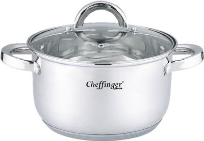 Cheffinger Kookpan met Deksel - RVS - Inductie - verkrijgbaar in 18-20-24 en 28 cm