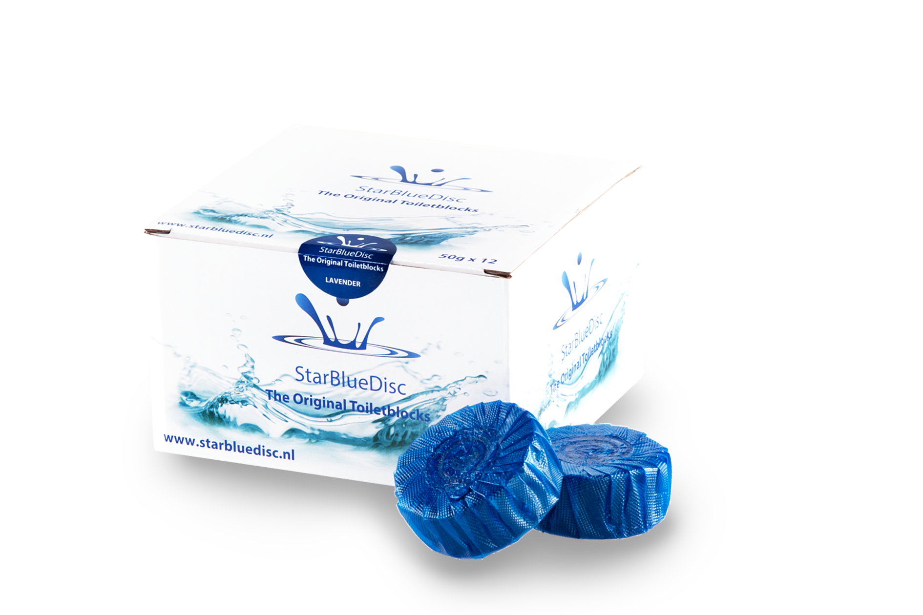 Toiletblokjes Blauw 12 stuks