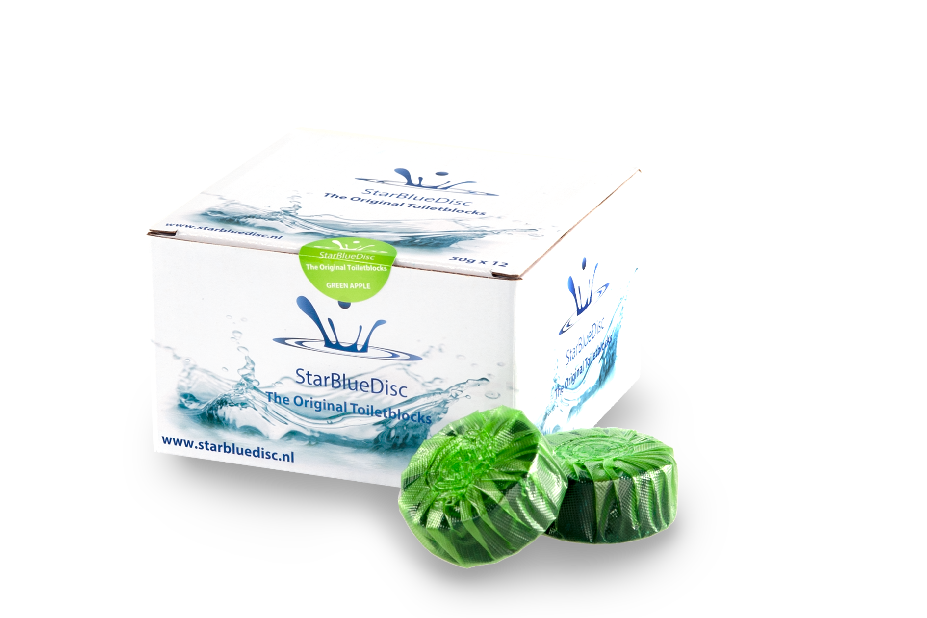 Toiletblokjes Groen 12 stuks