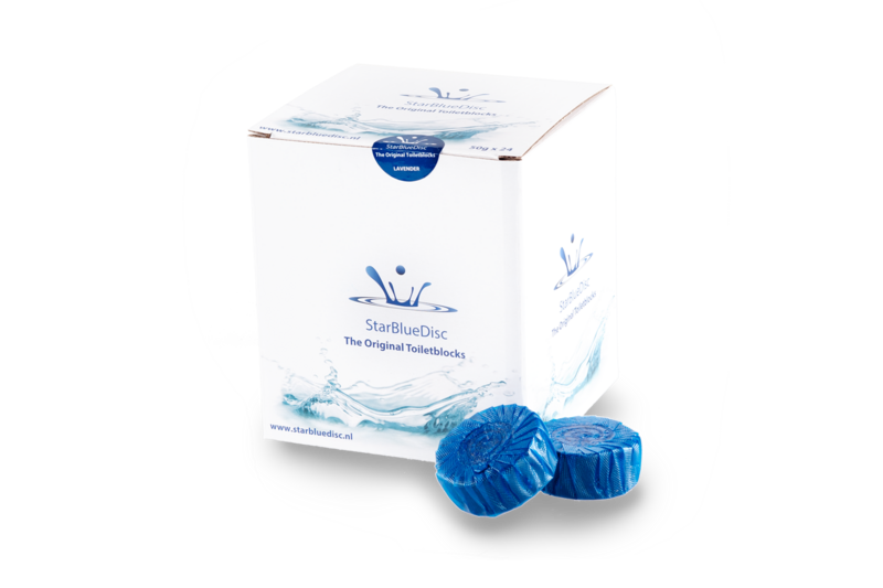 Toiletblokjes Blauw 24 stuks