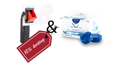 Toiletblokhouder &amp; Toiletblokjes 12 Blauw