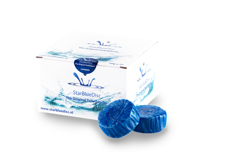 Toiletblokjes Blauw 12 stuks