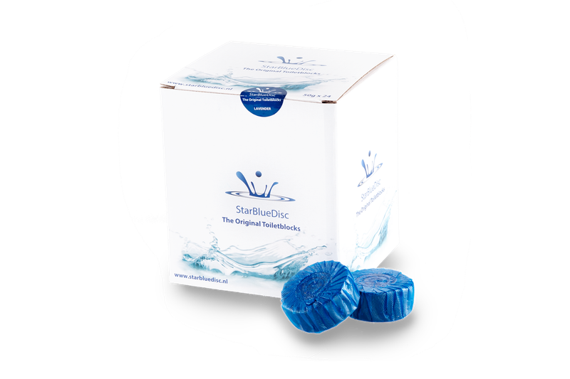 Toiletblokjes Blauw 24 stuks