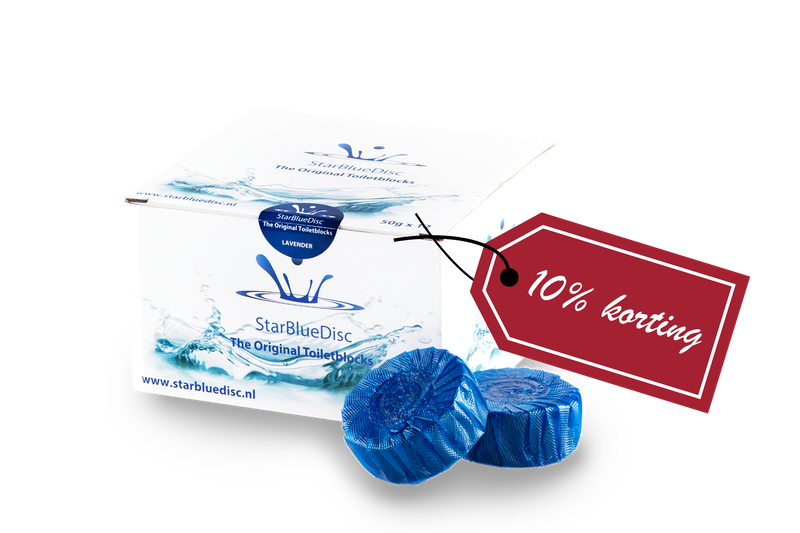 6x Verpakking Toiletblokjes 12 Blauw.  !! Nu 10% korting !!