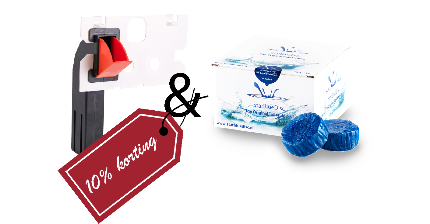 Combi Deal: Toiletblokhouder + Toiletblokjes