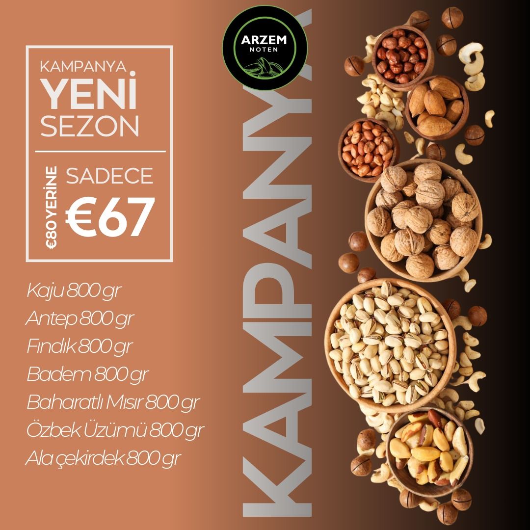 Kampanyalı 7&#39;li çerez paketi
