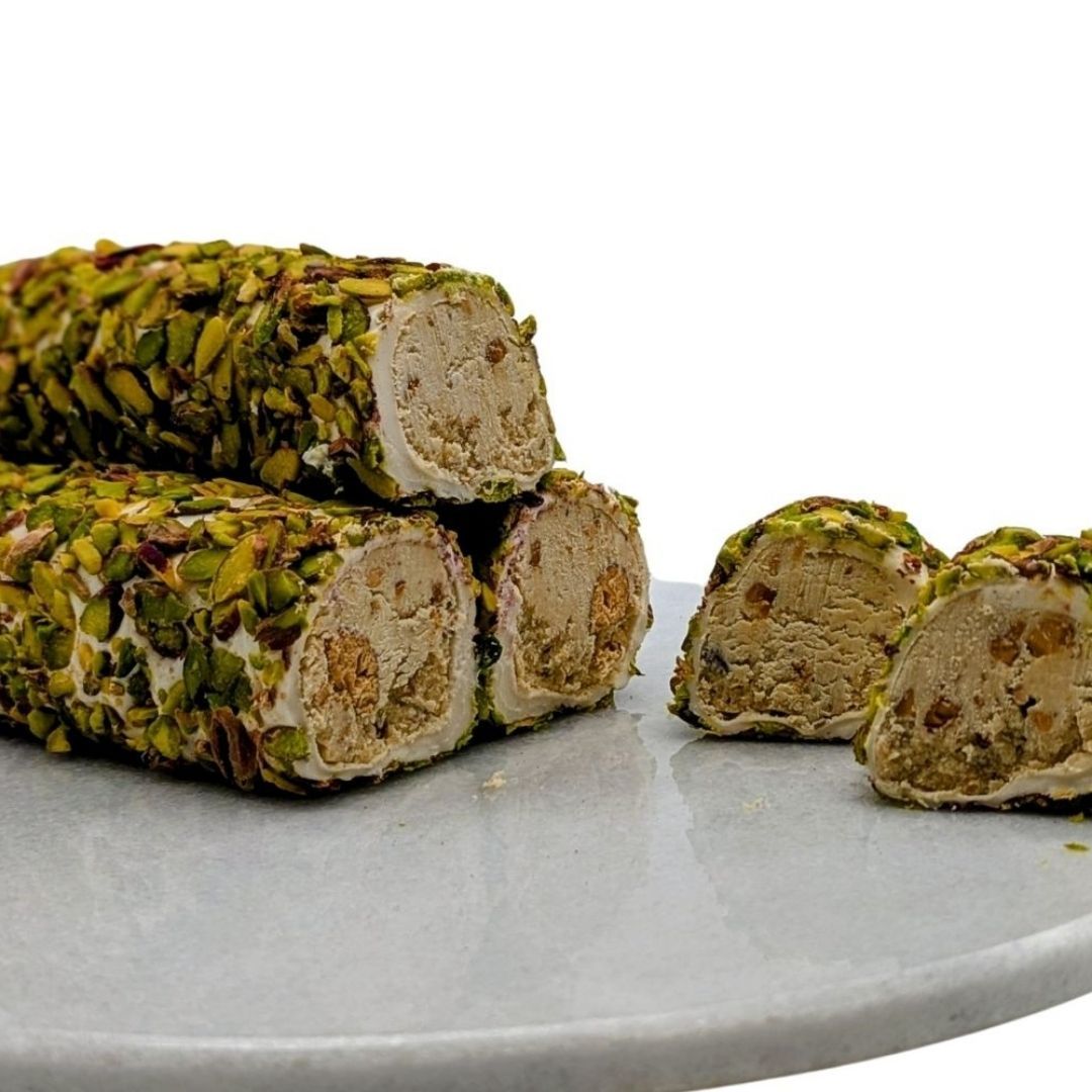 MEGA FİLE FISTIK BADEMLİ KREMALI SARMA LOKUM