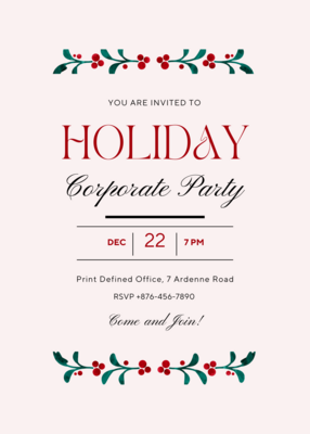 Corporate Invitations