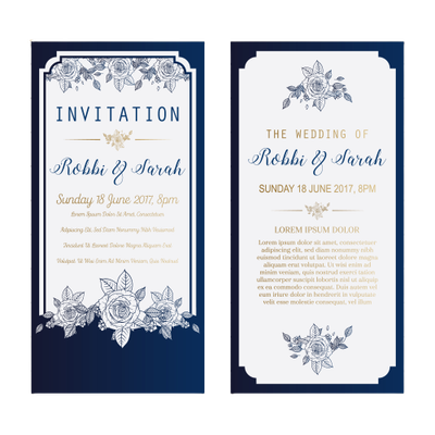 Invitation 4" x 6"