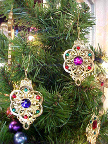X-MAS ORNAMENT METAL JEWEL