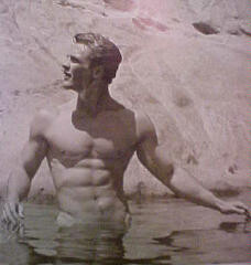 POSTER - Clifford Baker Photography: NUDE IN POOL PRINT