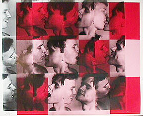 POSTER- Christopher Makos: KISS PRINT RED