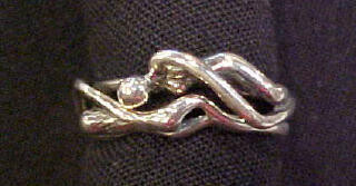 RING - INTERLOCKING FEMALE FACE TO FACE, SIZE 05