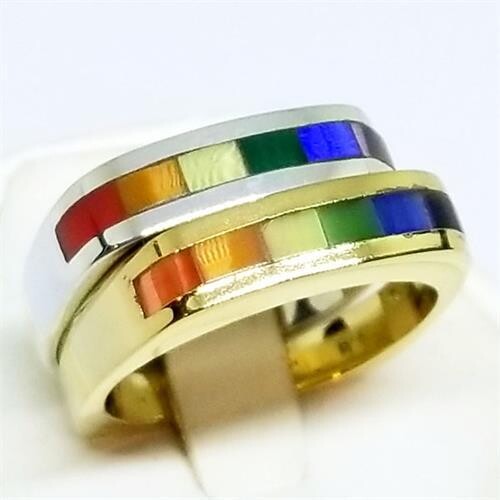 RING-PRIDE, CATS EYE STERLING SILVER SIZE 11