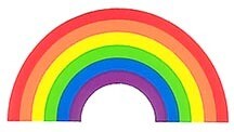 RAINBOW ARCH STICKER RAINBOW ARCH STICKER