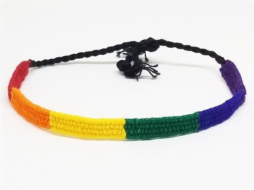 FLAT RAINBOW FRIENDSHIP BRACELET