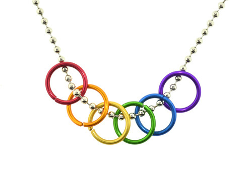 PRIDE LARGE RING NECKLACE