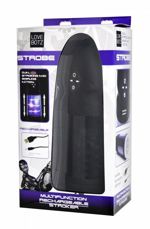 LOVEBOTZSTROBE MULTIFUNCTION RECHARGABLE STROKER