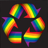 RECYCLE RAINBOW STICKER