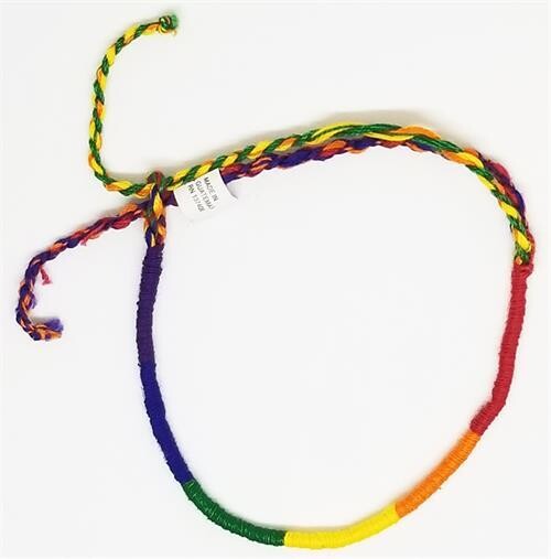 RAINBOW ROUND FRIENDSHIP BRACELET