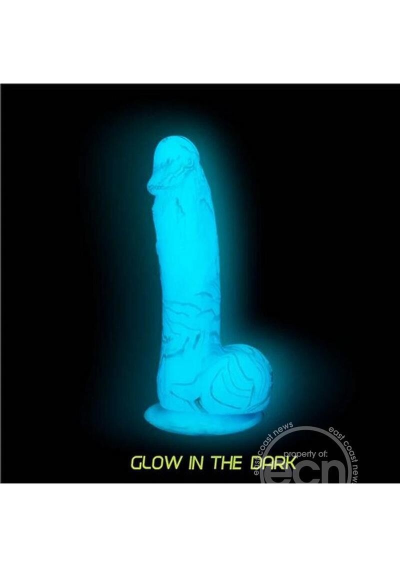 ADDICTION LUKE SILICONE GLOW-IN-THE-DARK 7.5"