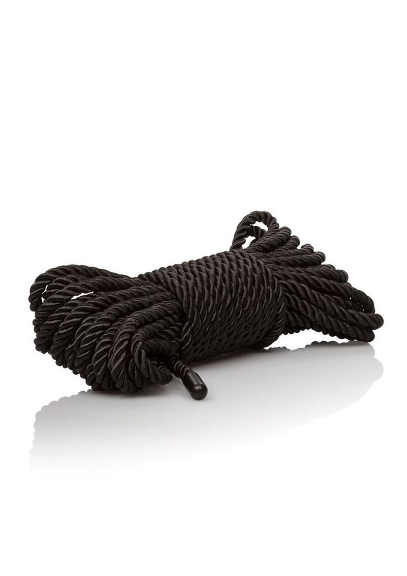 SCANDAL BDSM ROPE , Color: BLACK, Size: 32.75 FEET / 10M