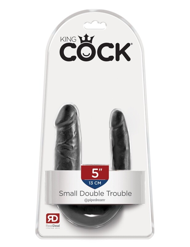 KING COCK DOUBLE TROUBLE SMALL (DISC) KING COCK DOUBLE TROUBLE SMALL (DISC)