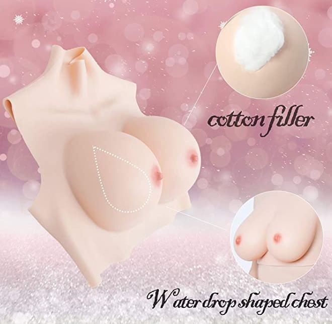 SILICONE BREAST FORM UP TO NECK 