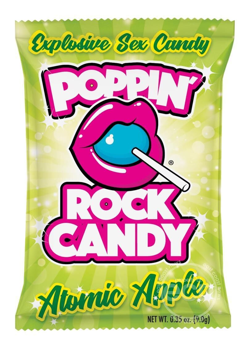 Popping Rock Candy Oral Sex Candy, Flavor: ATOMIC APPLE