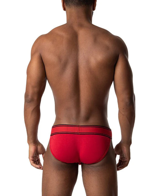 NASTY PIG LAUNCH SPORT BRIEF RED
