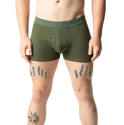 NASTY PIG UNION TRUNK HEATHER ARMY, Size: SMALL