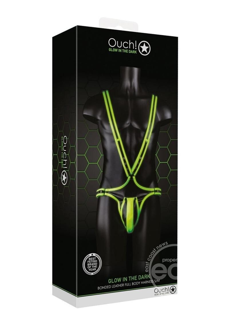 OUCH! FULL BODY HARNESS GLOW IN THE DARK