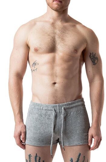 NASTY PIG CHILL OUT TRUNK SHORT LIGHT HEATHER GREY, Size: SMALL
