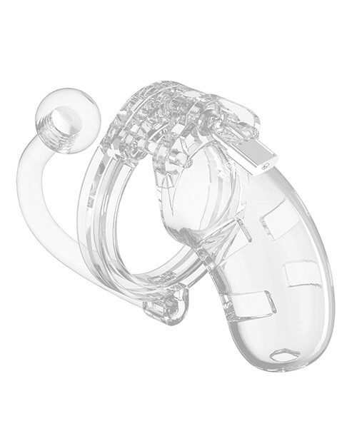 MAN CAGE MODEL 10 MALE CHASITY WITH PLUG 3.5"