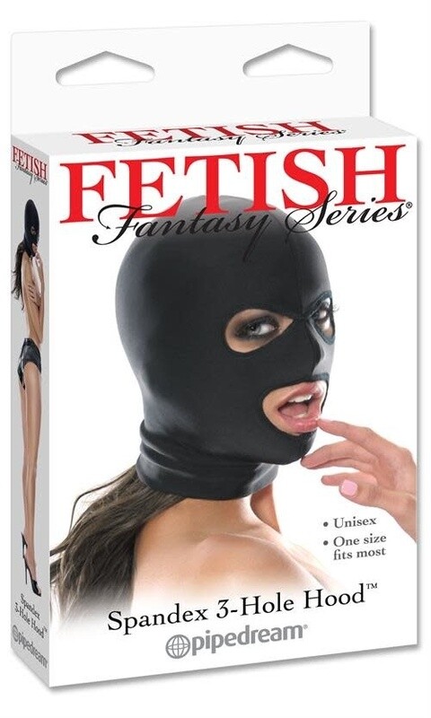FETISH FANTASY SPANDEX 3 HOLE HOOD