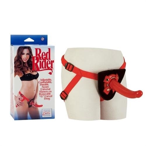 RED RIDER ADJUSTABLE STRAP ON WITH 7inch DILDO