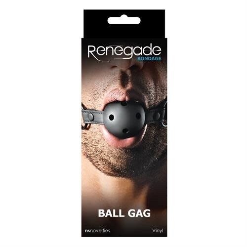 RENEGADE BONDAGE BALL GAG BLACK
