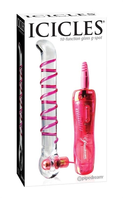 ICICLES NO4 GLASS VIBRATING G-SPOT WAND